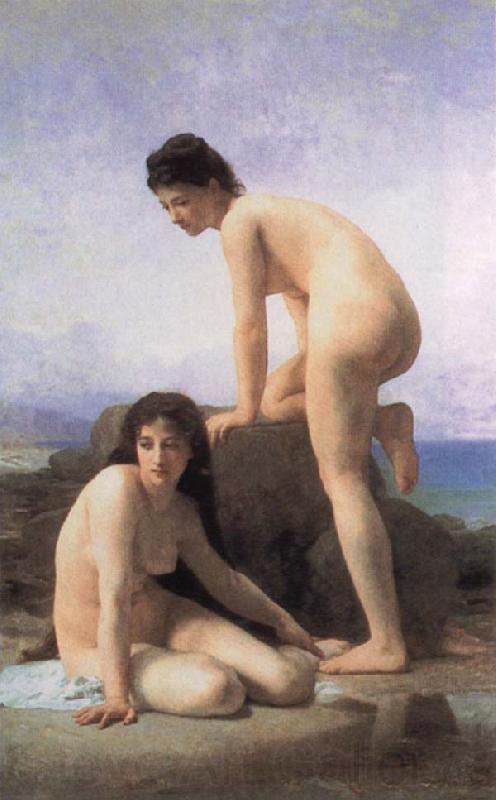 Adolphe William Bouguereau Bathers Norge oil painting art